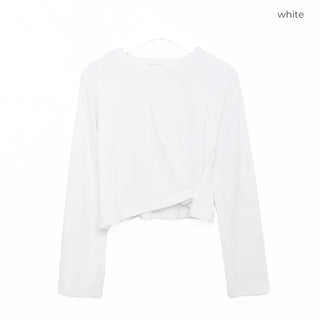 Side Button Long Sleeve T-Shirt