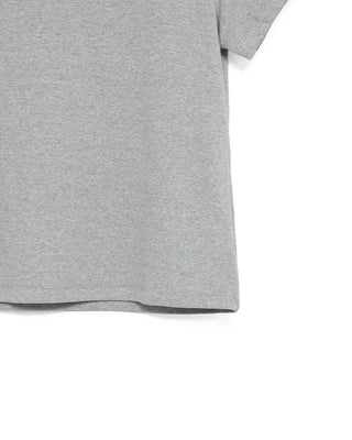 Boat neck crop short-sleeve t-shirt