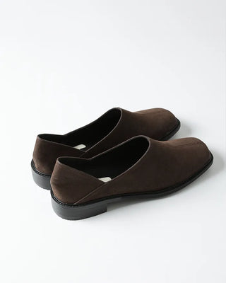 Square mule loafers