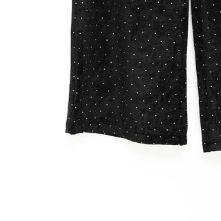 Polka dot flared pants skirt