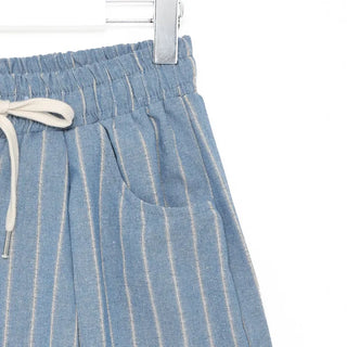 (Unisex) Striped Banding Pants