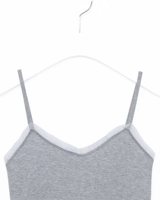 Lace Rib Sleeveless