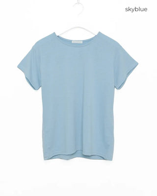 Simple round neck short-sleeved T-shirt