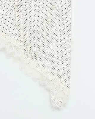 Polka Dot Lace Sleeveless Mini Dress
