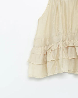 Frilled tiered blouse