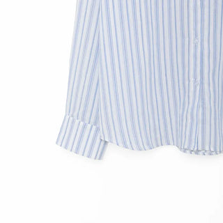 Oversized striped shirt