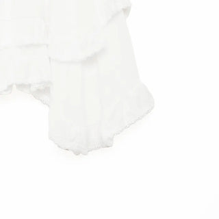 Asymmetrical mini skirt