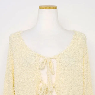 Boucle Double Ribbon Cardigan