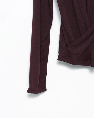 Drape Surplice Long Sleeve Top