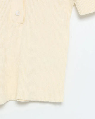 Ribbed collar knit