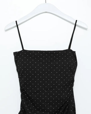 Polka dot cap camisole