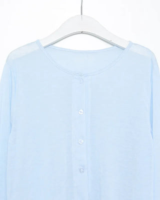 Slub sheer summer cardigan