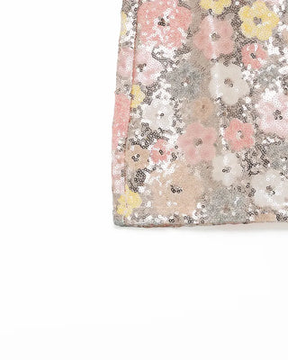 Flower pop mini skirt