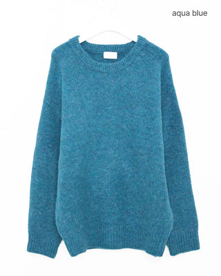 Blurred Round Neck Knit
