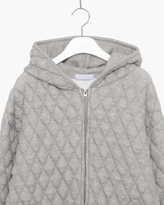 Quilted Hooded Blouson