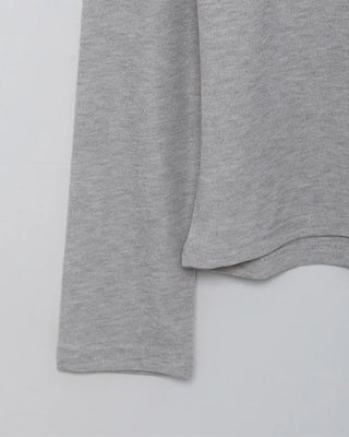 Henley neck cut and sew