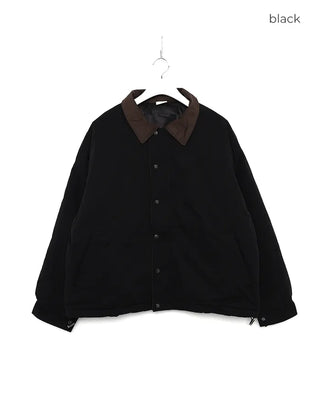 Oversized color-accented blouson