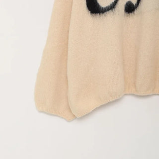 eye logo knit