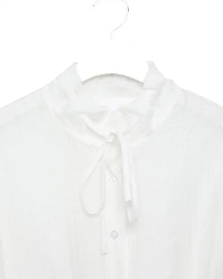 Striped waist string peplum blouse