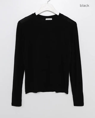 Basic long-sleeve T-shirt