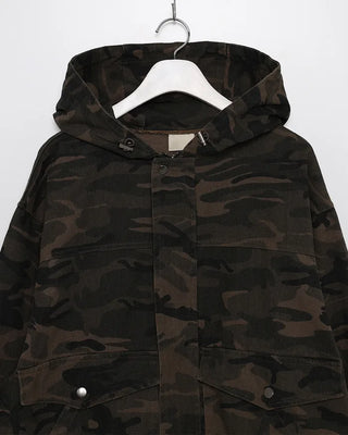 Cotton hooded jacket