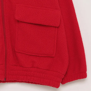 Pocket fleece zip jacket