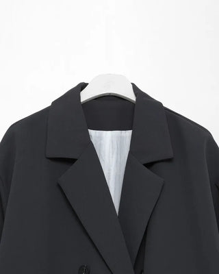 Double-breasted half jacket