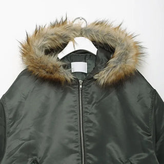 Fur Hooded Jumper