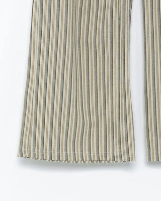 Striped cotton easy pants
