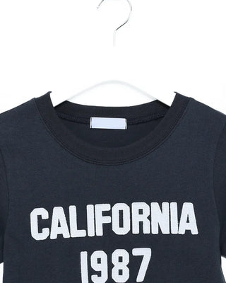 California 1987 Patch Half T-Shirt