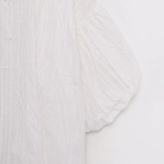 Puff-sleeve blouse