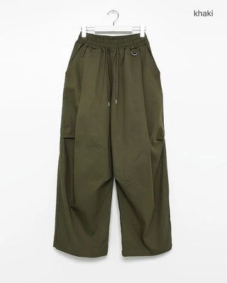 D-ring one-tuck balloon pants