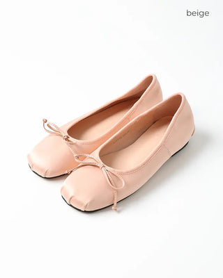 Ribbon flat shoes
