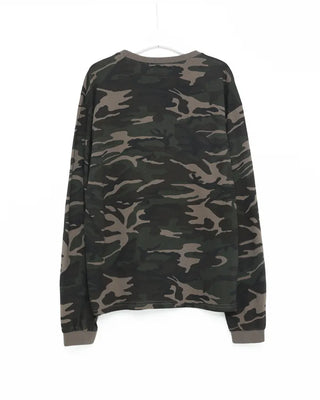 Camouflage Cropped Long Sleeve