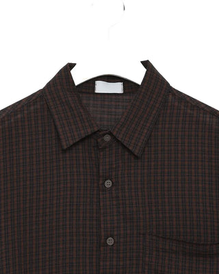 Linen cropped shirt