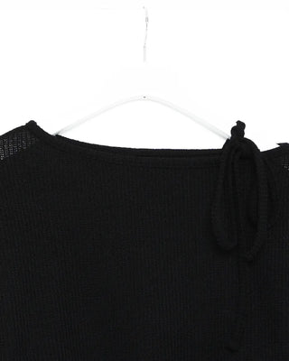 Scalloped Off-Shoulder Knit