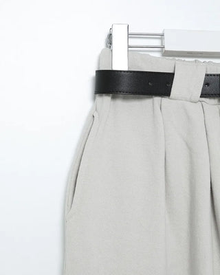 Belted Tuck Sweatpants