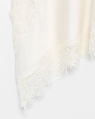 Big lace point asymmetrical camisole