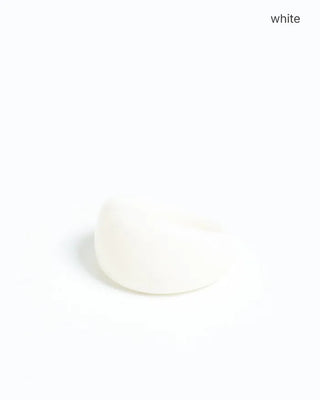 Matte Color Bold Arch Ring