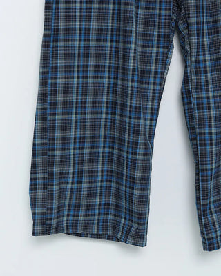 Wide-fit check easy pants
