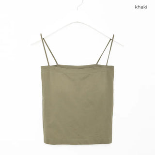 Square neck camisole with built-in cups