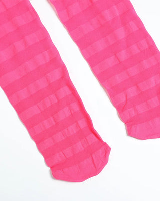 Striped color stockings