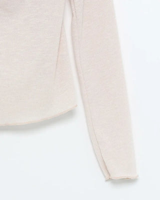Drape neck T-shirt
