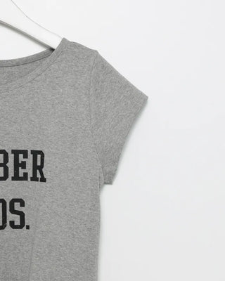Lettering of Long Cap Sleeve T-Shirt