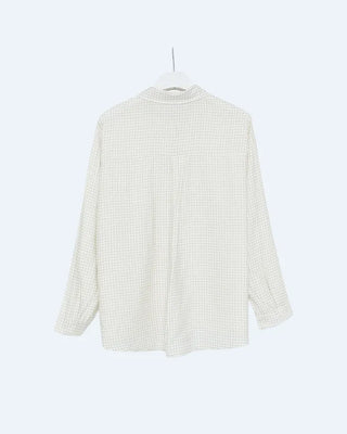 Oversized check shirt