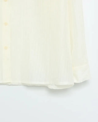 Pinstripe Loose Sheer Shirt