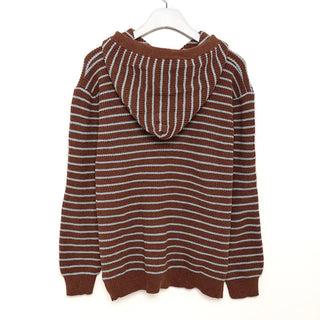Striped Hoodie Knit