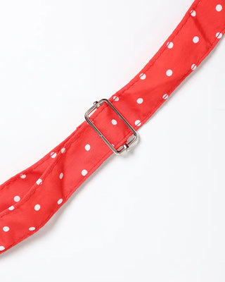 Dot Ribbon String Bag