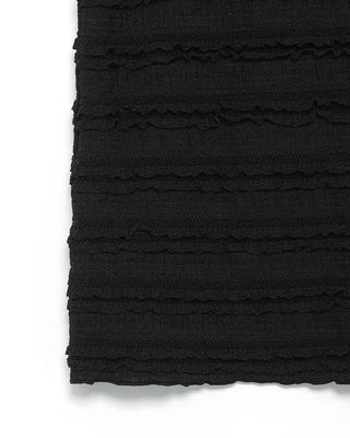 Wave frill long skirt
