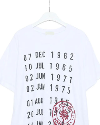 Stamp print T-shirt